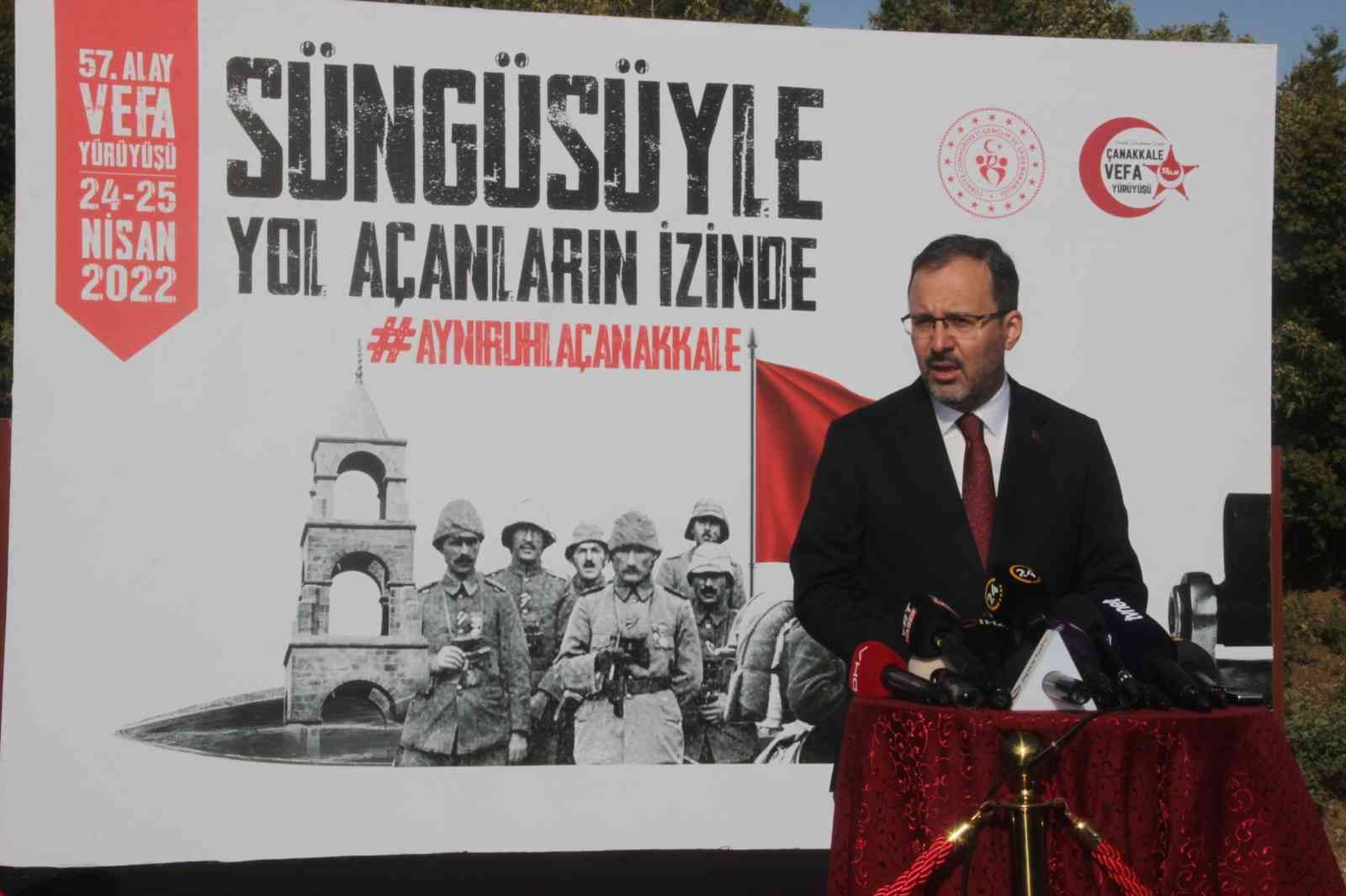 57. Alay Vefa Yürüyüşü yapıldı Kocadere kamp alanından saat 07.00’de başlayan 57’nci Alay Vefa Yürüyüşüne Gençlik ve Spor Bakanı Mehmet Muharrem Kasapoğlu, Kültür ve Turizm ...