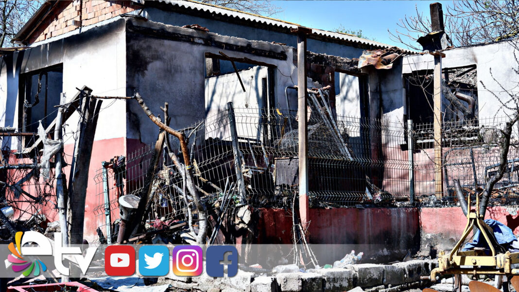 YANGINDA EVİ VE TÜP BEBEK PARASI KÜL OLDU