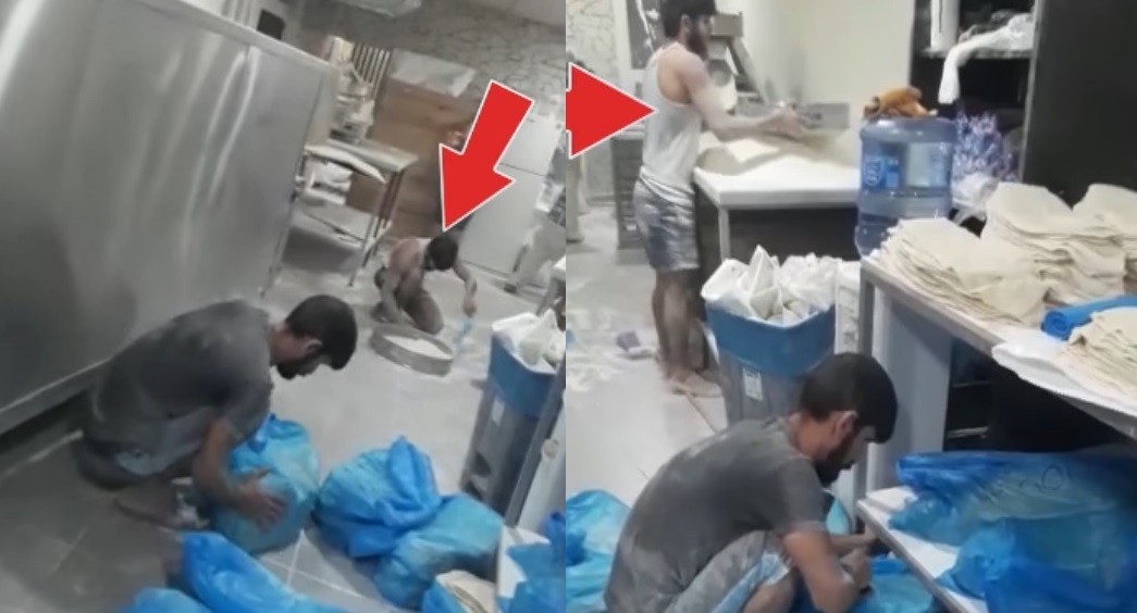 Fırında skandal görüntü: Yere dökülen unları kürekle toplayıp lavaş yaptı Edirne’de bir çalışanın yere dökülen unları kürekle tekrar toplayıp lavaş yaptığı fırına 21 bin 296 TL para cezası uygulandı. Edirne’nin Sabuni ...