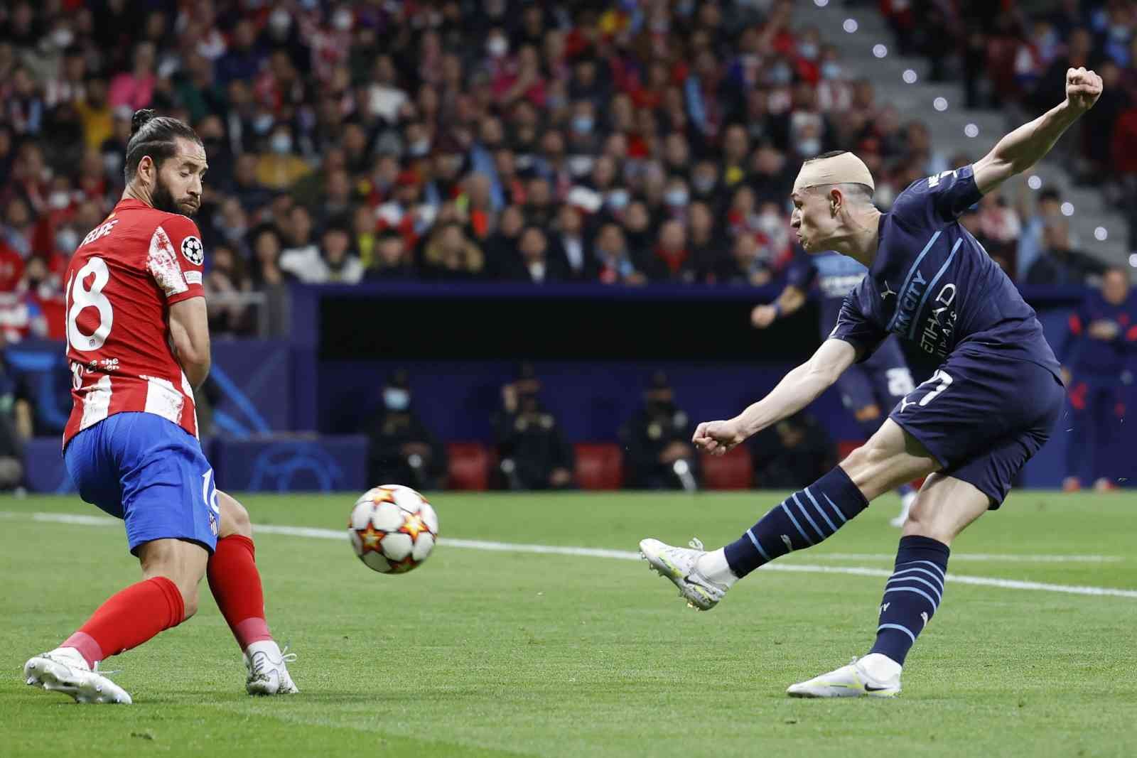 UEFA Şampiyonlar Ligi Çeyrek Final rövanş mücadelesinde İngiliz ekibi Manchester City, İspanya deplasmanında Atletico Madrid ile golsüz berabere ...