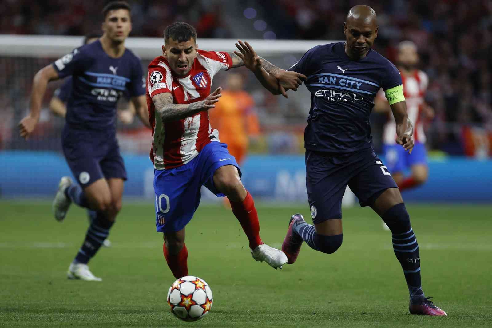 UEFA Şampiyonlar Ligi Çeyrek Final rövanş mücadelesinde İngiliz ekibi Manchester City, İspanya deplasmanında Atletico Madrid ile golsüz berabere ...