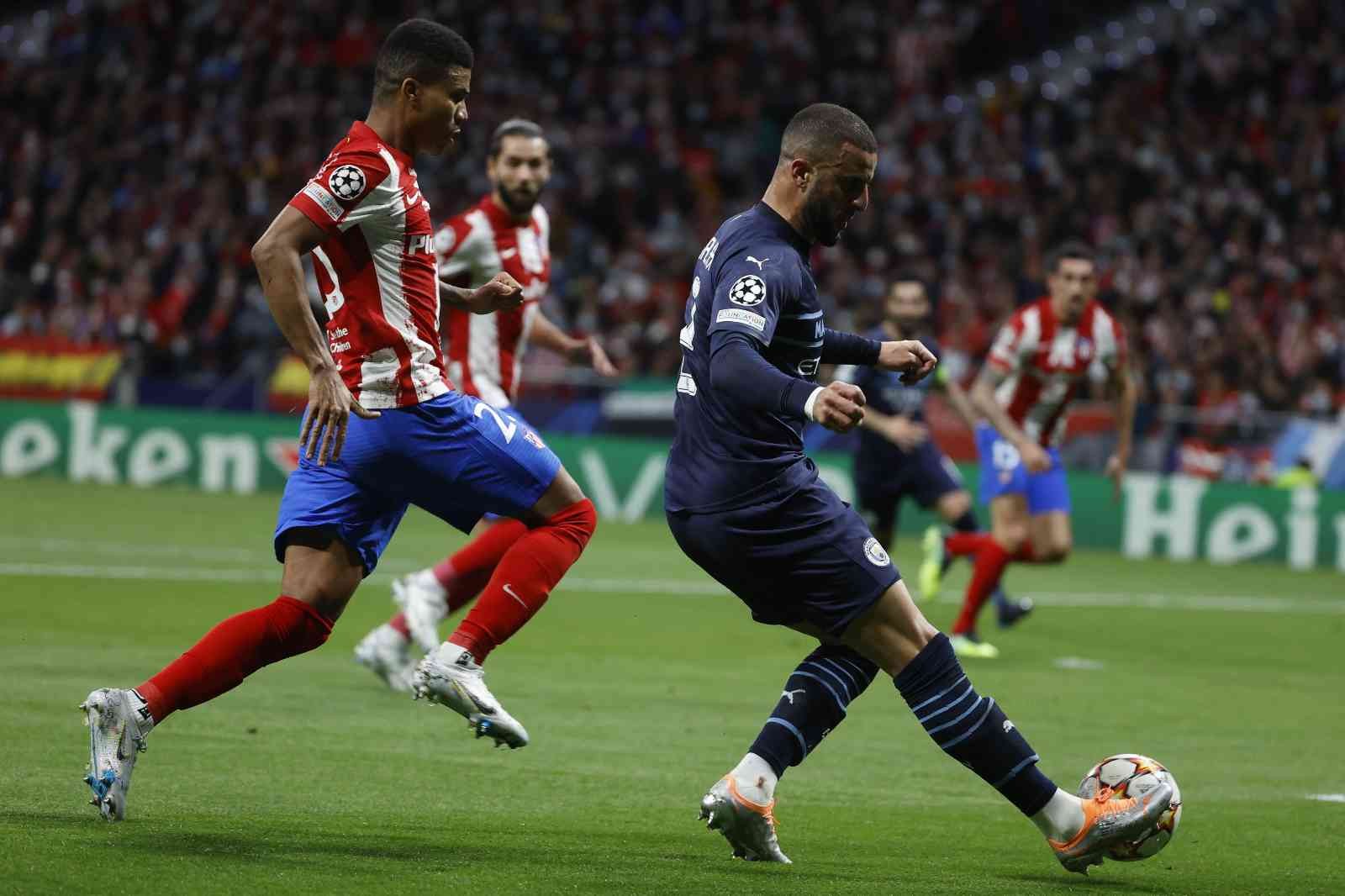 UEFA Şampiyonlar Ligi Çeyrek Final rövanş mücadelesinde İngiliz ekibi Manchester City, İspanya deplasmanında Atletico Madrid ile golsüz berabere ...