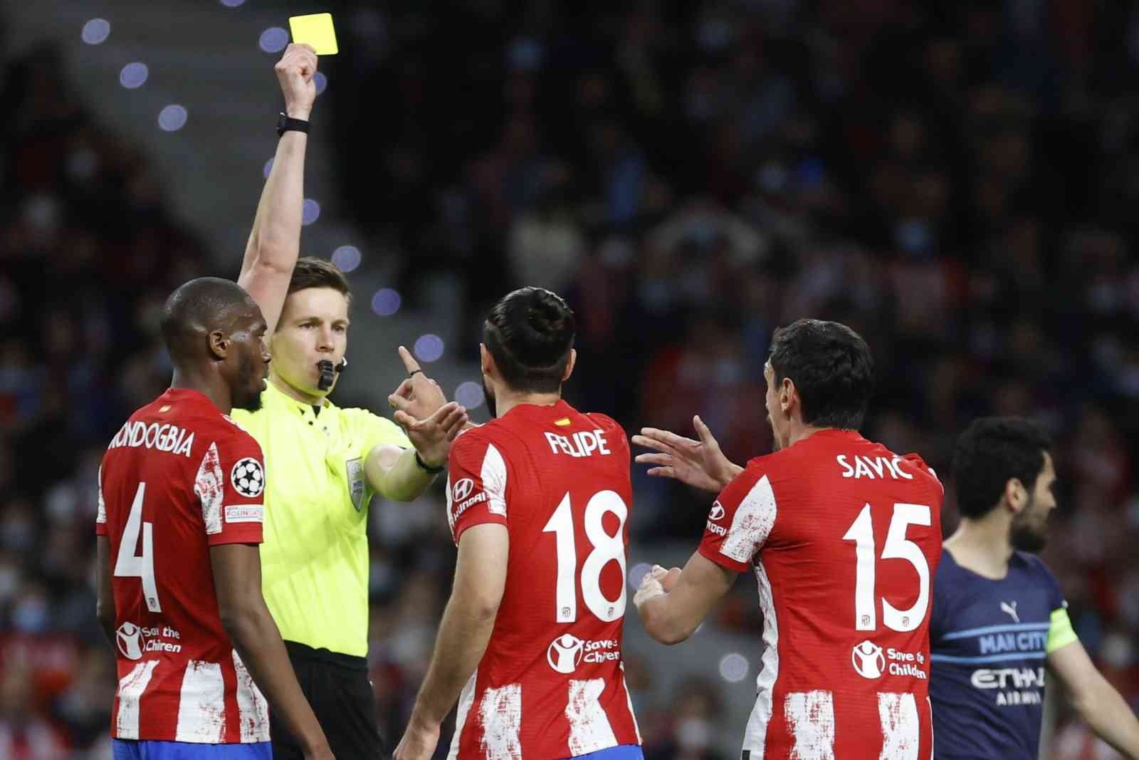 UEFA Şampiyonlar Ligi Çeyrek Final rövanş mücadelesinde İngiliz ekibi Manchester City, İspanya deplasmanında Atletico Madrid ile golsüz berabere ...