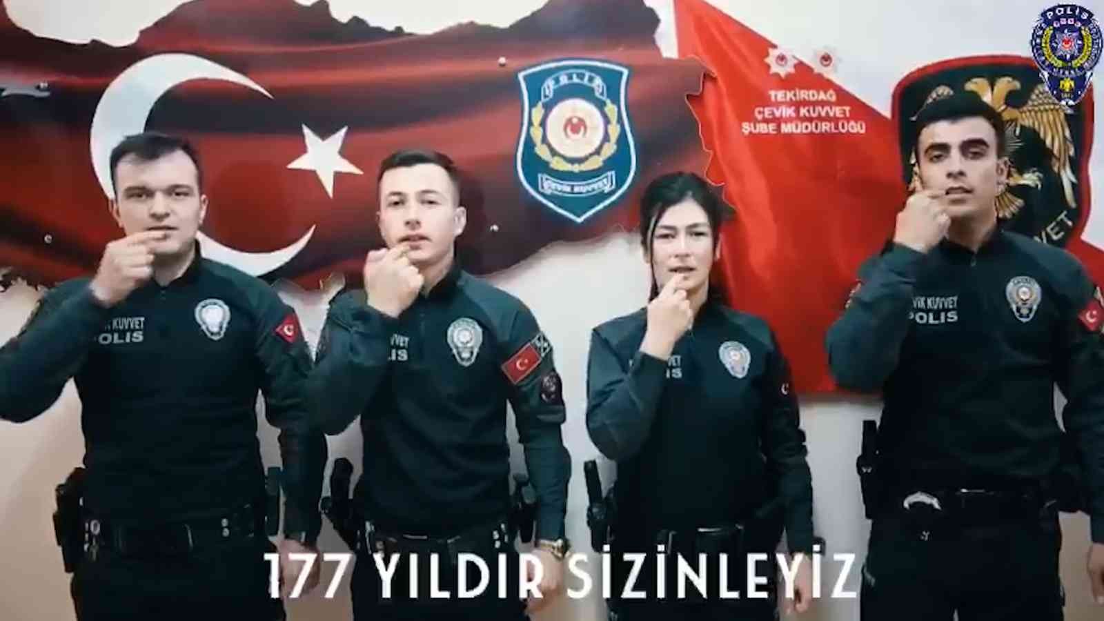 Tekirdağ Emniyeti’nden videolu 177. yıl kutlaması Tekirdağ İl Emniyet Müdürlüğü, Polis Teşkilatının 177’nci yıldönümünü yayınladığı video ile kutladı. Görüntülerde emniyet birimi personellerinin ...