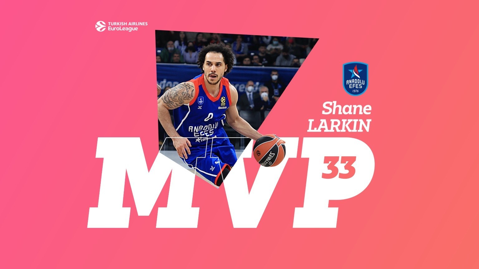 THY Euroleague’de 33. haftanın MVP’si Shane Larkin THY Euroleague’de Anadolu Efes’in yıldız basketbolcusu Shane Larkin, ALBA Berlin karşısında 28 sayı, 8 asist, 5 ribaund ve 4 top çalma ile oynadı ...