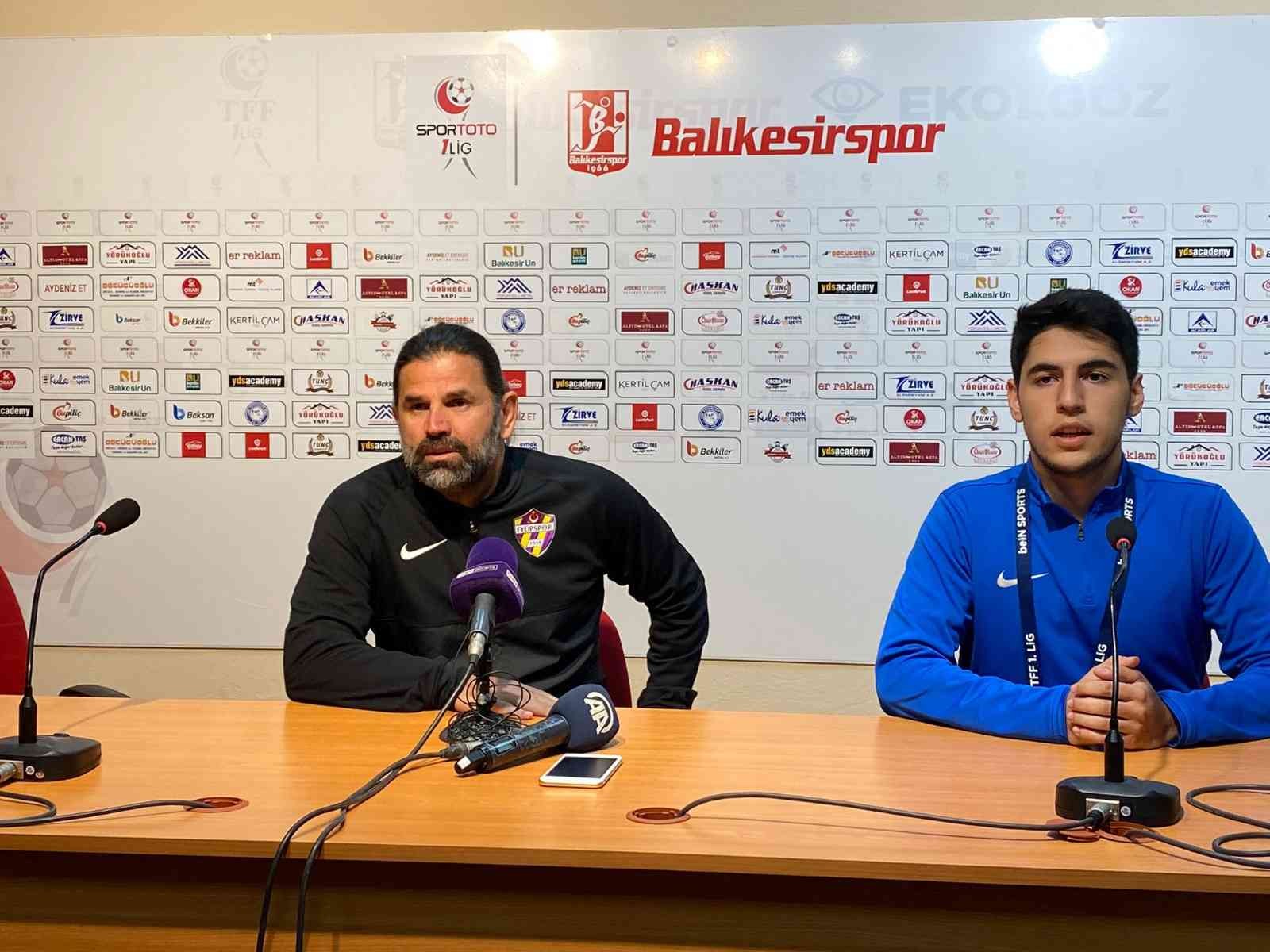 Spor Toto 1. Lig’in 38. haftasında Balıkesirspor sahasında Eyüpspor’a 3-0 mağlup oldu. Maçın ardından her iki takımın teknik sorumlusu maçı ...