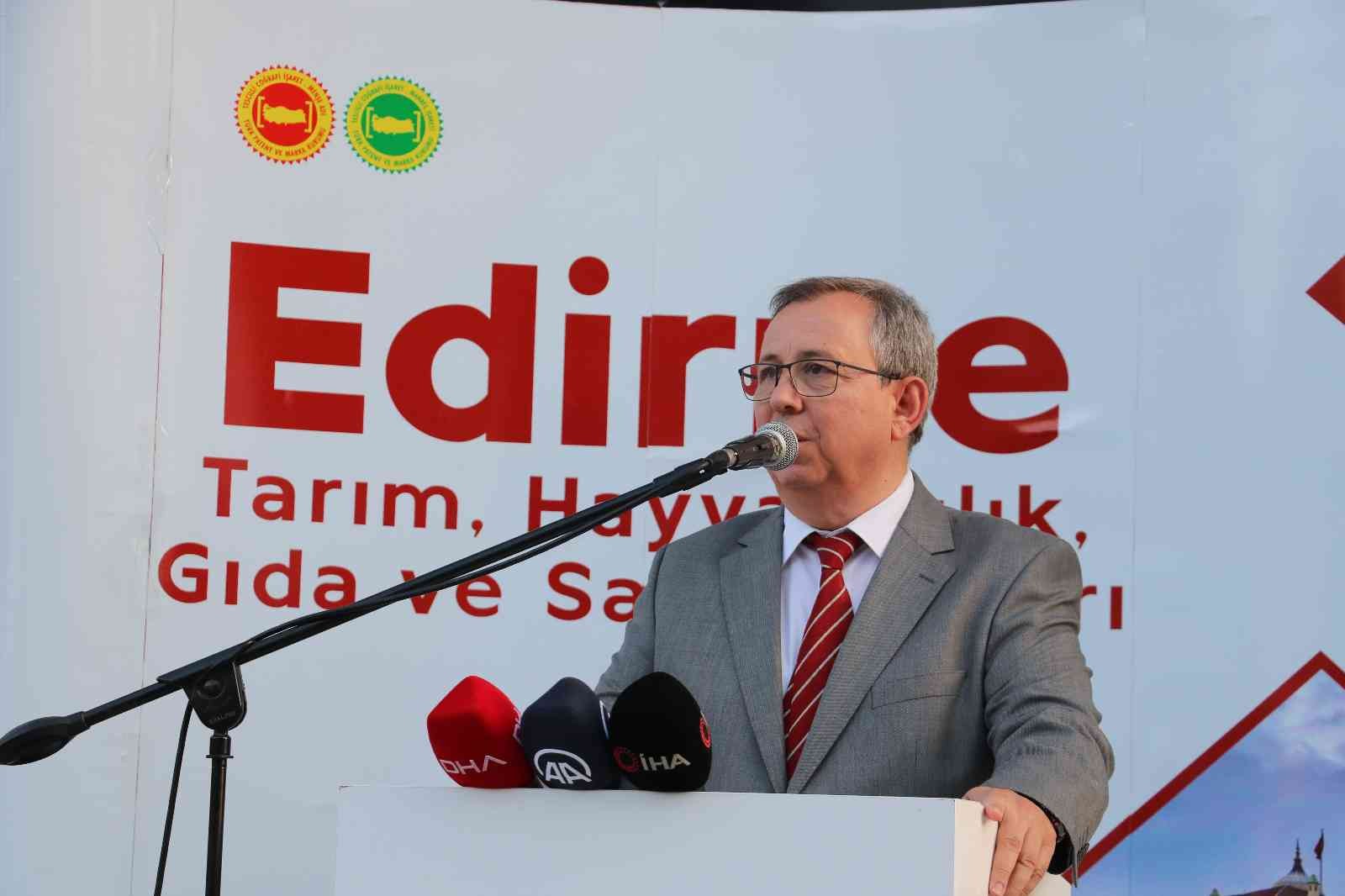 Türkiye Odalar ve Borsalar Birliği’nin katkılarıyla Trakya Üniversitesi ile Edirne Ticaret ve Sanayi Odası iş birliğinde düzenlenen "Edirne Tarım ...