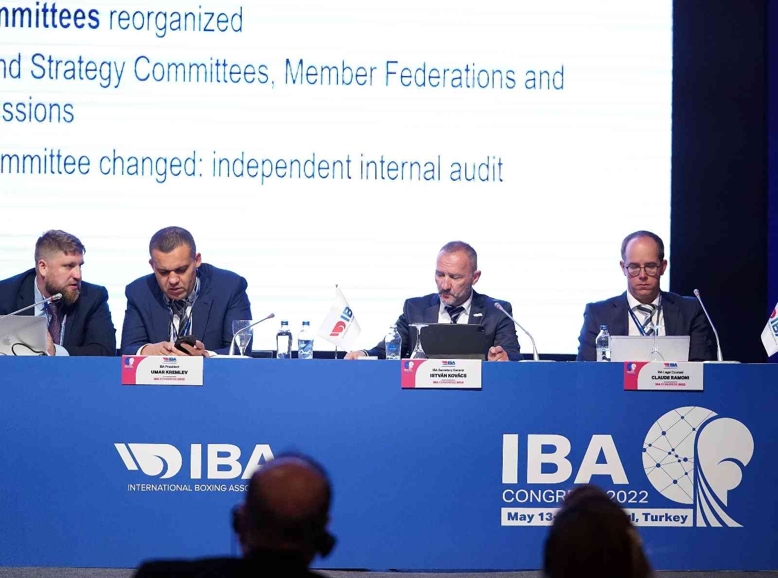 İki gün sürecek olan Uluslararası Boks Birliği (IBA) Olağanüstü Kongresi’nde ilk gün tamamlandı. Kongreye katılabilme hakkı olan 165 üye ülkeden ...