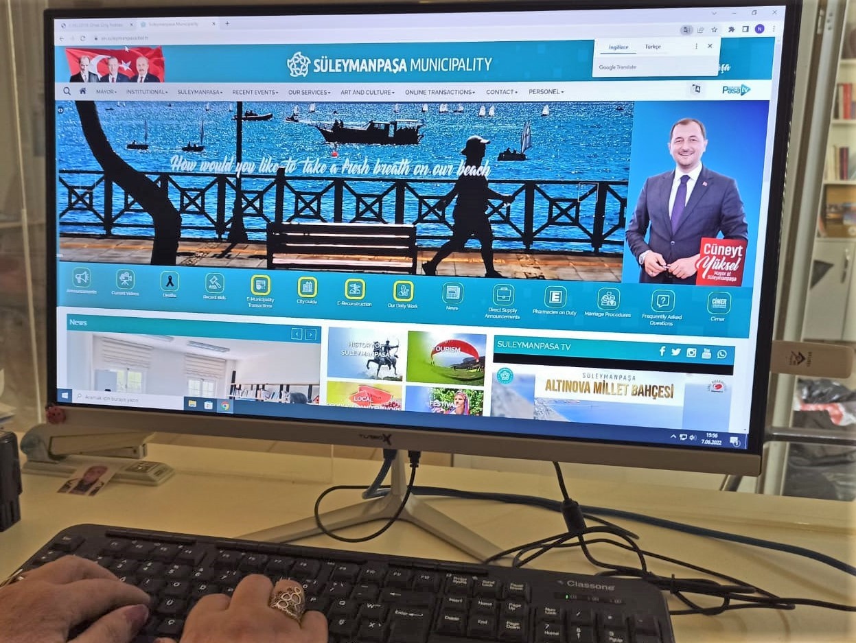 Süleymanpaşa Belediyesi internet portalı İngilizce yayına başladı Süleymanpaşa Belediyesinin, Tekirdağ ve Süleymanpaşa’nın tarihi, kültürü, turistik değerleri ve gastronomisi gibi birçok konuda detaylı bilgileri ...