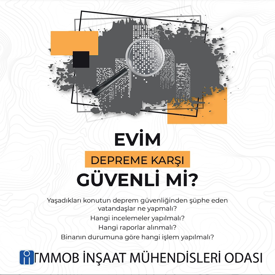 ‘EVİM DEPREME KARŞI GÜVENLİ Mİ?’ DİYE DÜŞÜNENLER NE YAPMALI? Kahramanmaraş’ta meydana gelen depremlerin ardından başka illerde yaşayan vatandaşlar da, evlerinin güvenli olup olmadığını öğrenmek için TMMOB İnşaat Mühendisleri Odalarına başvuruyor. ‘Güvenli ev’ konusunda çok sayıda soru aldıklarını belirten TMMOB İnşaat Mühendisleri Odası Edirne İl Temsilcisi Kadir Aydoğdu, “Öncelikli olarak yaptırılması gereken bina performans analizidir. Bu analizlerin il merkezi ve ilçelerde faaliyet gösteren İş Yeri Tescil Belgesi ve Serbest İnşaat Mühendisliği belgesine sahip bürolara yaptırılması mümkündür.” dedi.