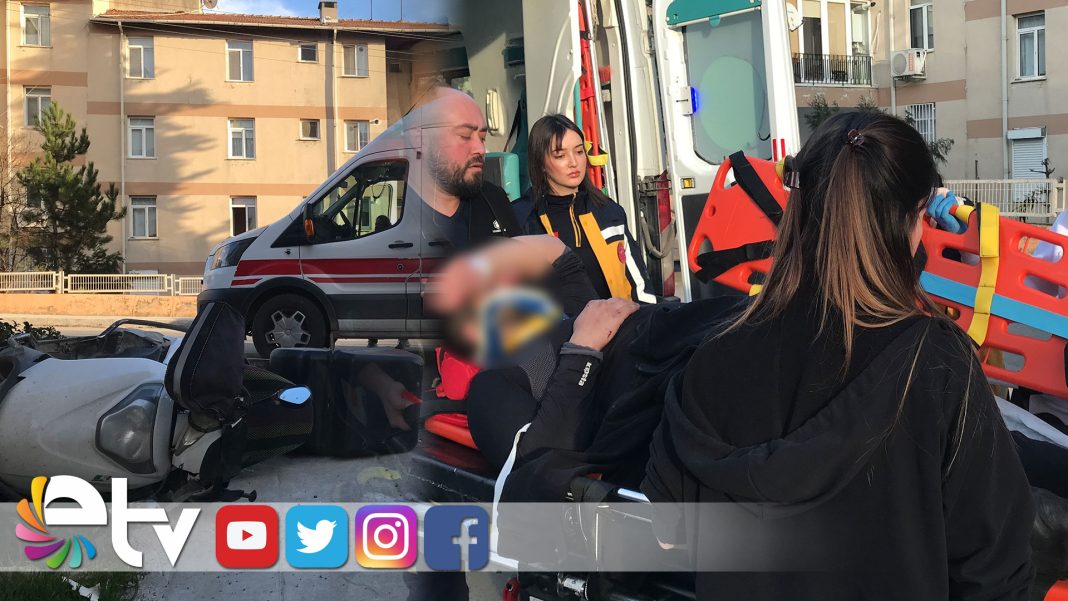 EDİRNE’DE-KAZA-MOTOSİKLETLİ-KURYE-YARALANDI