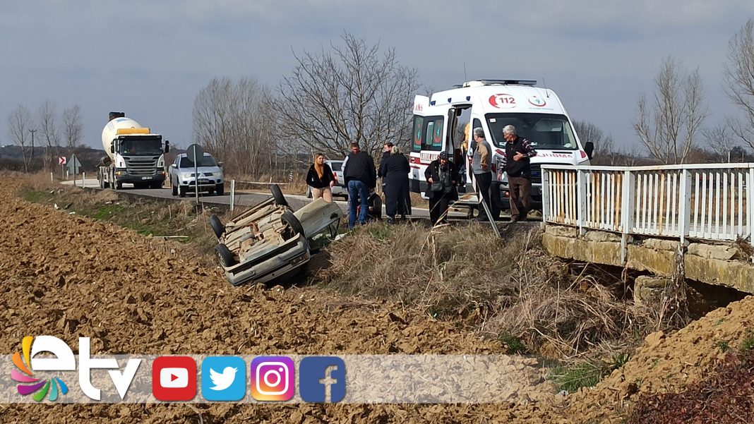 KONTROLDENCIKANOTOMOBILTAKLATIPDEVRILDI