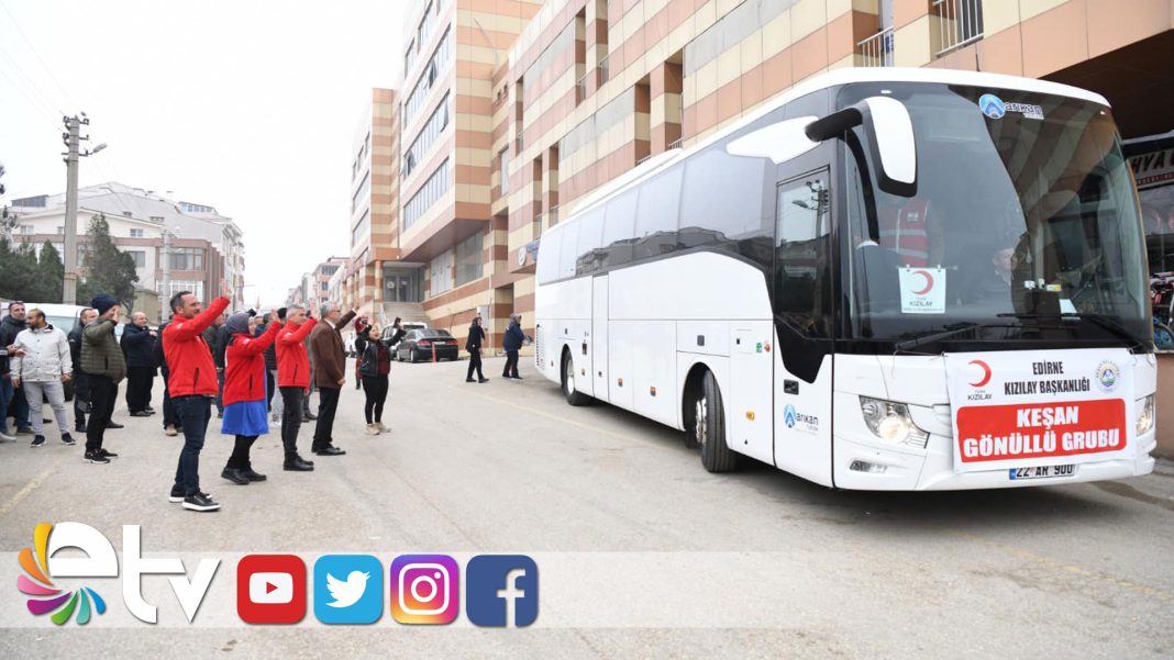 TÜRK-KIZILAY-EDİRNE-İL-MERKEZİ-3’ÜNCÜ-OTOBÜSÜYLE-DEPREM-BÖLGESİNDE