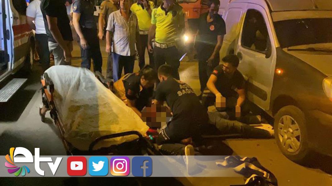 KONTROLDEN-ÇIKAN-KAMYONET-REFÜJE-ÇARPTI-1-YARALI