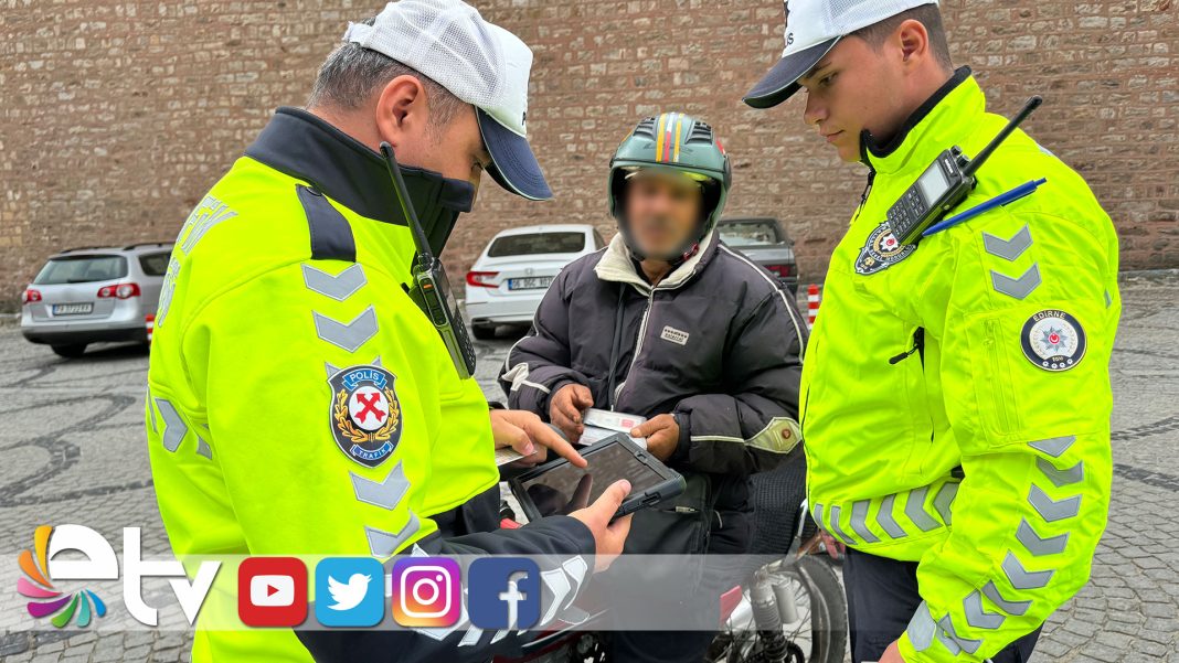 EDİRNE’DE-MOTOSİKLET-DENETİMİ