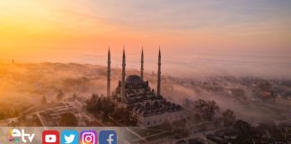 SELİMİYE CAMİİ SİS VE GÜNEŞİN İLK IŞIKLARIYLA KARTPOSTALLIK GÖRÜNTÜ SUNDU