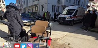 ELEKTRİKLİ BİSİKLETE ARKADAN ÇARPAN OTOMOBİL 3 KİŞİYİ YARALADI