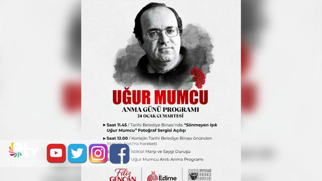 EDİRNE’DE-UĞUR-MUMCU-ANMA-PROGRAMI