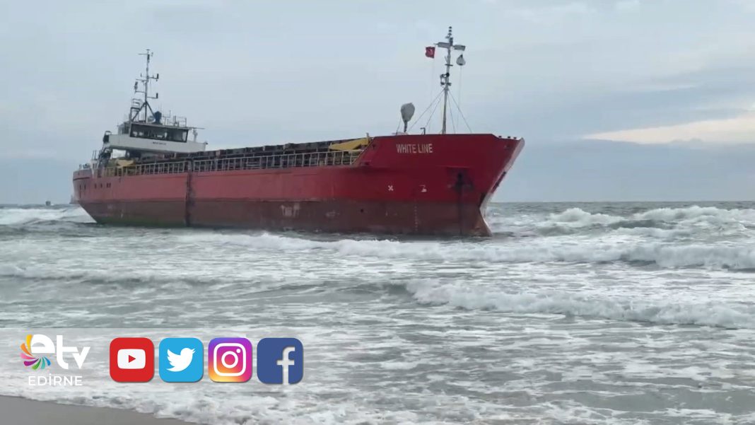 TEKİRDAĞ’DA-KARAYA-OTURAN-GEMİ-3-GÜNDÜR-BEKLEYİŞİNİ-SÜRDÜRÜYOR