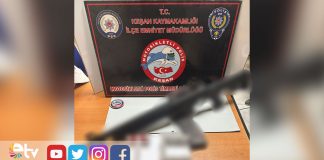 HALININ İÇERİSİNDEN RUHSATSIZ AV TÜFEĞİ ÇIKTI