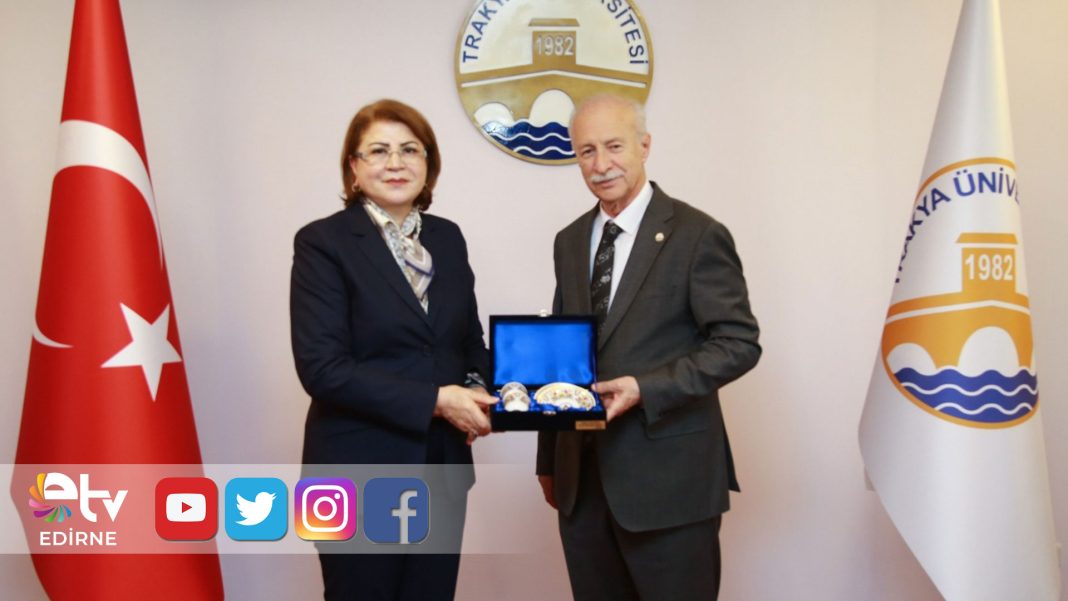 AZERBAYCAN-EĞİTİM-MÜŞAVİRİ-NESİBOVA-TRAKYA-ÜNİVERSİTESİNDE