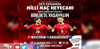 Milli Maç Heyecanı Dev Ekranda Yaşanacak