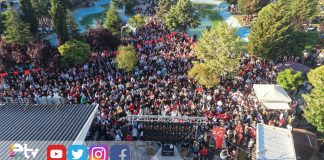 Edirneliler Milli Maç Heyecanını Dev Ekranda Yaşadı