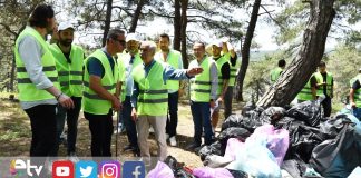 Keşan Dokuzdere Göleti’nde Çevre Temizliği Yapıldı