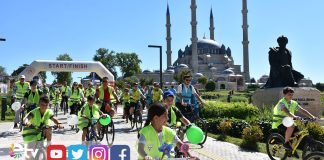 Trakya’da Yeşilay İçin Pedallar Çevrildi