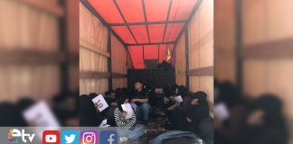 Kamyonette 20 Düzensiz Göçmen Yakalandı